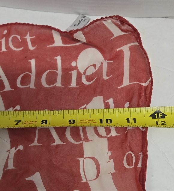 Dior Silk Addict Scarf 54 X 14 - Picture 3 of 12